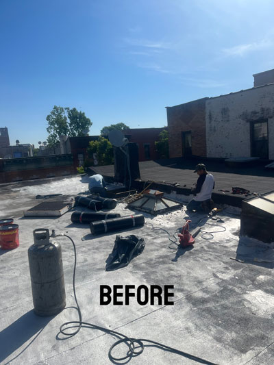 Before Roofing Installation Services